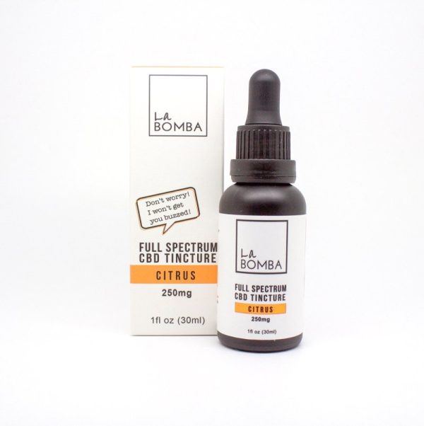 250mg-Citrus.jpg La Bomba – Citrus Flavour CBD Tincture