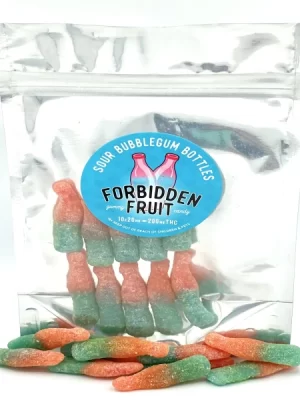 Forbidden Fruit – Sour Bubblegum Bottles