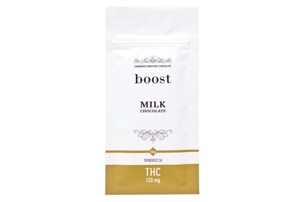 Boost Edilbes – THC Milk Chocolate 120 mg